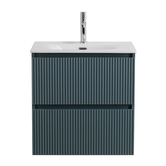 Тумба с раковиной BelBagno Uno 70 голубая матовая