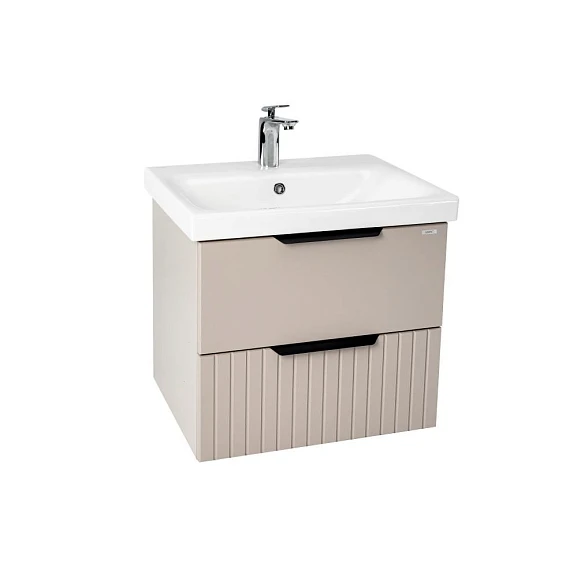 Тумба с раковиной Viant Сицилия VSIC50MDCAP-T2YP 50 подвесная капучино (раковина Moduo 50)