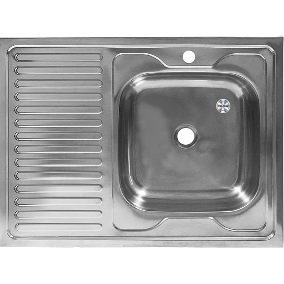 Кухонная мойка Melana 80*60*16 накладная прямоугольная без сифона и перелива R