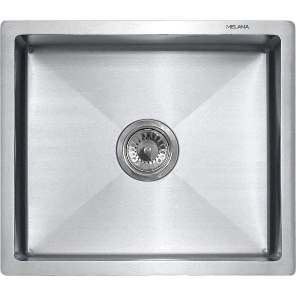 Кухонная мойка Melana ProfLine 52*45 врезная прямоугольная сатин