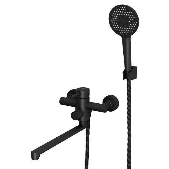 Смеситель Rush Melos SUS1101-51Black универсальный черный матовый