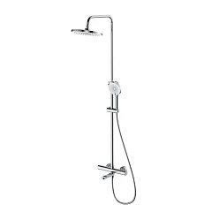 Душевая стойка Rush ST4235-70 с термостатом и изливом хром