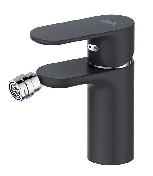 Смеситель D&K Durer Bayern Black DA1252205 для биде черный тефлоновая поверхность
