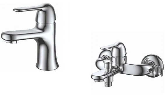 Комплект смесителей D&K Rhein Ambrosius DA1340004SET (DA1342141, DA1343201)