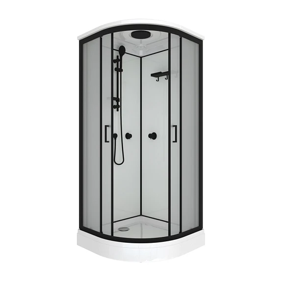 Душевая кабина Triton Прайм-Блэк-Вельвет 90х90х219,5