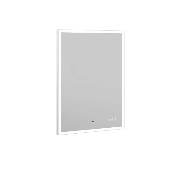 Зеркало Briz Элен Классик 50 с Led-подсветкой, часами и функцией антизапотевания