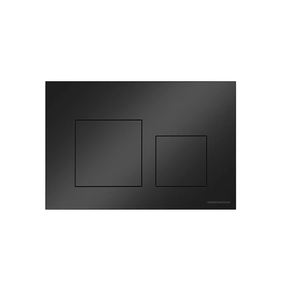Клавиша смыва Ceramicanova Balance Square CN12-002MB черная матовая