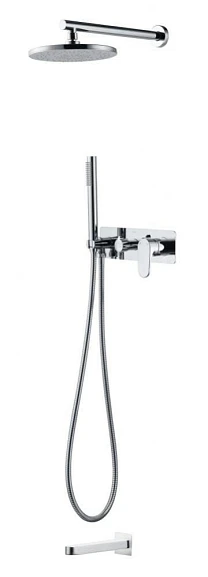 Душевой комплект Boheme Spectre 454-2-CR с изливом хром