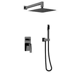 Душевой комплект Boheme Venturo 374-SGM графит