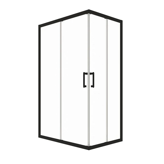 Душевая ширма Triton Фикс-Блэк 120*90*190,3 L/R без поддона