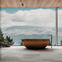 Прозрачная ванна Vincea VBT-6T01BR 170*75 янтарь