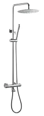 Душевая стойка Boheme Uno 468-T-CR с термостатом и изливом хром
