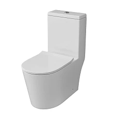 Унитаз-моноблок Grossman Classic GR-4487SQ 36*69 Торнадо с крышкой-сиденьем микролифт