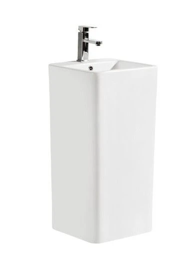 Напольная раковина CeramaLux N P7004L 40*40 белая