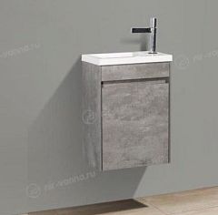 Тумба с раковиной BelBagno Pietra Mini 40 L Stucco Cemento