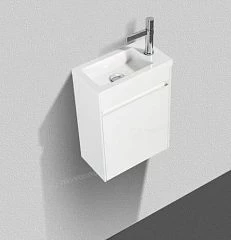 Тумба с раковиной BelBagno Pietra Mini 46 R Bianco Lucido