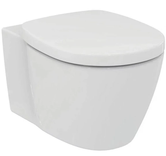 Подвесной унитаз Ideal Standard Connect 36*64 с крышкой-сиденьем микролифт