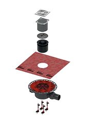 Душевой трап Tece Drainpoint KDP-S120 сифон DN50 Душевой трап Tece Drainpoint KDP-S120 сифон DN50