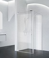 Душевой уголок BelBagno MARMI-AH-1-90/80-C-Cr 90*80*195 L/R без поддона