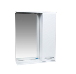 Зеркало-шкаф Viant Прага VPRA55-ZSHR 55 белый глянец R