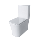 Унитаз-компакт Grossman Classic GR-4467S 36*62 безободковый с крышкой-сиденьем микролифт Slim Унитаз-компакт Grossman Classic GR-4467S 36*62 безободковый с крышкой-сиденьем микролифт Slim