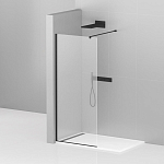 Душевая перегородка Cezares LIBERTA-L-1-105-120-C-NERO Walk-in 105*120*195 L/R с односторонним входом, стекло прозрачное, профиль черный без поддона Душевая перегородка Cezares LIBERTA-L-1-105-120-C-NERO Walk-in 105*120*195 L/R с односторонним входом, стекло прозрачное, профиль черный без поддона