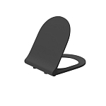 Крышка-сиденье для унитаза Logan L3W(Black) AVVA, Smartfix, Soft-Close, дюропласт, черное Крышка-сиденье для унитаза Logan L3W(Black) AVVA, Smartfix, Soft-Close, дюропласт, черное