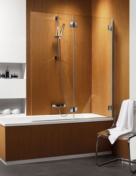 Шторка на ванну Radaway Carena PND 130*150 R коричневое стекло