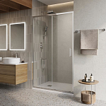 Душевая дверь в нишу BelBagno LUCE-BF-1-130-C-Cr 130*195 без поддона Душевая дверь в нишу BelBagno LUCE-BF-1-130-C-Cr 130*195 без поддона