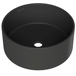 Накладная раковина Aqueduto Espiral ESP0140 40*40 черная матовая