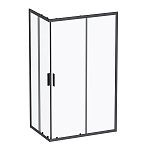 Душевой уголок AM.PM Gem S Twin 120*80*200 профиль черный матовый без поддона Душевой уголок AM.PM Gem S Twin 120*80*200 профиль черный матовый без поддона