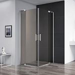 Душевой уголок Cezares SLIDER-AH-2-90/100-100/110-BR-Cr 90/100*100/110*195 стекло бронзированное без поддона Душевой уголок Cezares SLIDER-AH-2-90/100-100/110-BR-Cr 90/100*100/110*195 стекло бронзированное без поддона