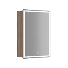 Зеркало-шкаф Sancos Mirror 59*74 с Led подсветкой дуб галифакс натуральный R Зеркало-шкаф Sancos Mirror 59*74 с Led подсветкой дуб галифакс натуральный R