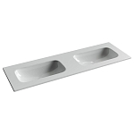 Встраиваемая раковина Ceramicanova Grace 141*45,7 с двумя чашами без отверстий под смеситель белый глянец Встраиваемая раковина Ceramicanova Grace 141*45,7 с двумя чашами без отверстий под смеситель белый глянец