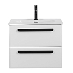 Тумба с раковиной Cezares Eco-Cer 60 Bianco Lucido (раковина CZR-8073-60) Тумба с раковиной Cezares Eco-Cer 60 Bianco Lucido (раковина CZR-8073-60)