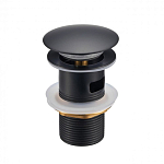 Доннйы клапан Milacio Ultra MCU.050.MB с переливом Click-clack черный матовый Доннйы клапан Milacio Ultra MCU.050.MB с переливом Click-clack черный матовый