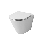 Подвесной унитаз Grossman GR-4477 36*49 безободковый с крышкой-сиденьем микролифт Slim Подвесной унитаз Grossman GR-4477 36*49 безободковый с крышкой-сиденьем микролифт Slim