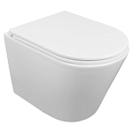 Подвесной унитаз Azario AZ-0053-UQ3 Teramo 35,5*51,5 безободковый с крышкой-сиденьем микролифт Slim Подвесной унитаз Azario AZ-0053-UQ3 Teramo 35,5*51,5 безободковый с крышкой-сиденьем микролифт Slim