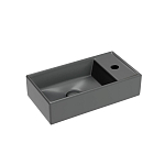 Раковина Ceramicanova Element 40,7*21,7 L темный антрацит матовый Раковина Ceramicanova Element 40,7*21,7 L темный антрацит матовый