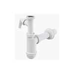 Сифон для раковины Alcaplast A43P Ø40/32 со штуцером и накидной гайкой 5/4" Сифон для раковины Alcaplast A43P Ø40/32 со штуцером и накидной гайкой 5/4"