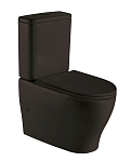 Унитаз-компакт WeltWasser Angerbach 001 MT-BL 36*61 черный матовый безободковый с крышкой-сиденьем микролифт Slim Унитаз-компакт WeltWasser Angerbach 001 MT-BL 36*61 черный матовый безободковый с крышкой-сиденьем микролифт Slim