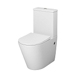 Унитаз-компакт Grossman Color GR-4480MS 36,5*62 белый матовый безободковый с крышкой-сиденьем микролифт Slim Унитаз-компакт Grossman Color GR-4480MS 36,5*62 белый матовый безободковый с крышкой-сиденьем микролифт Slim