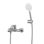 Смеситель Knotlor StreamLine SS-05 для ванны и душа с душевыми аксессуарами сатин