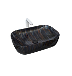 Накладная раковина WeltWasser Elbach 2143P K501 61*40 под мрамор черная с синим и оранжевым Накладная раковина WeltWasser Elbach 2143P K501 61*40 под мрамор черная с синим и оранжевым