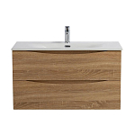 Тумба под раковину BelBagno Marino-Cer-N 80 Rovere Bianco