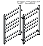 Электрический полотенцесушитель Двин V Plaza Neo 50*80 L/R графит