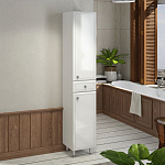 Шкаф-колонна Comforty Сочи 35 белый глянец R Шкаф-колонна Comforty Сочи 35 белый глянец R