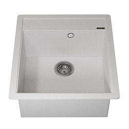 Кухонная мойка Uperwood Quartz UPD-07 46х51 белая матовая