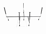 Каркас для ванны Aquanet Vista 150х150 (приобретается в комплекте с ванной)