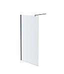 Душевая перегородка Aquatek Walk-in с держателем AQ WIW 08020BL 80*200 L/R профиль черный, стекло прозрачное без поддона Душевая перегородка Aquatek Walk-in с держателем AQ WIW 08020BL 80*200 L/R профиль черный, стекло прозрачное без поддона